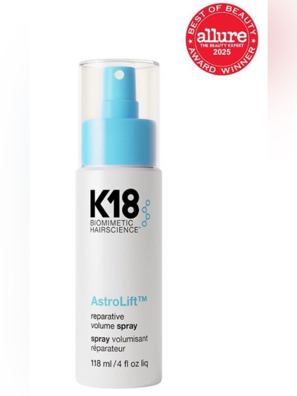 K18 AstroLift Reparative Volume Spray 4oz
